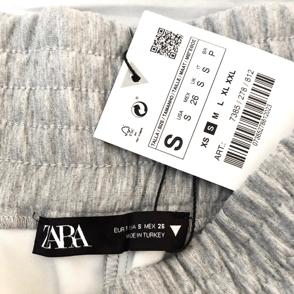 **SOLD** ZARA Wide Leg Plush Pants - Picture 4 of 6
